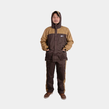 Navigate Raincoat Set - Dark Brown