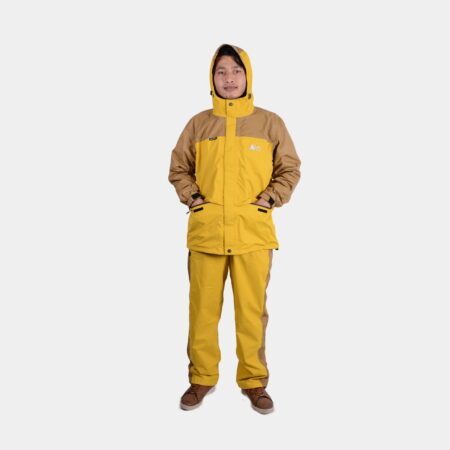 Navigate Raincoat Set - Yellow/Brown