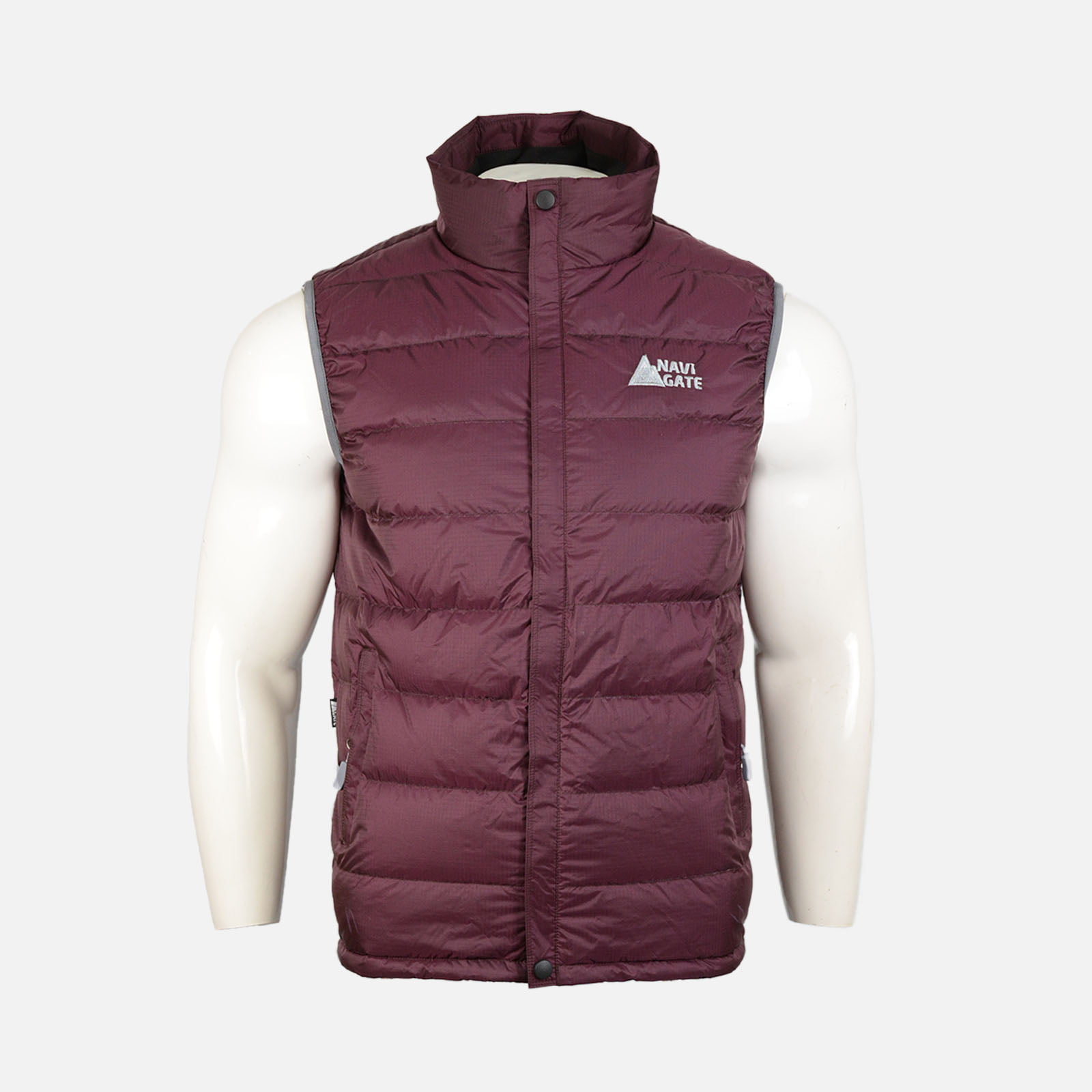Navigate Half Down Jacket - Reddish